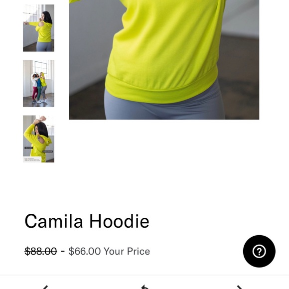 Savvi double cold shoulder hoodie - Picture 6 of 8